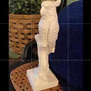 Parrot on Branch Statue